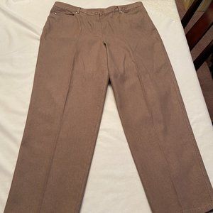 Ruby Rd. Tan Jeans Size 18